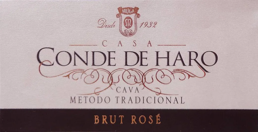 Conde de Haro Brut Rose Cava Bottle