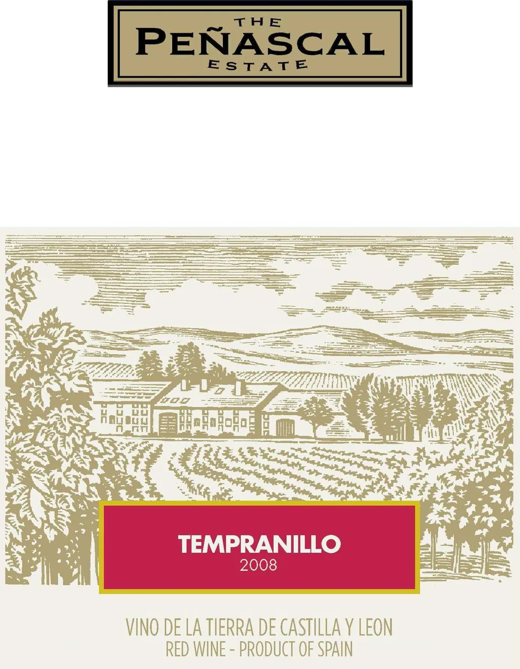 Vino de la Tierra Tempranillo Bottle