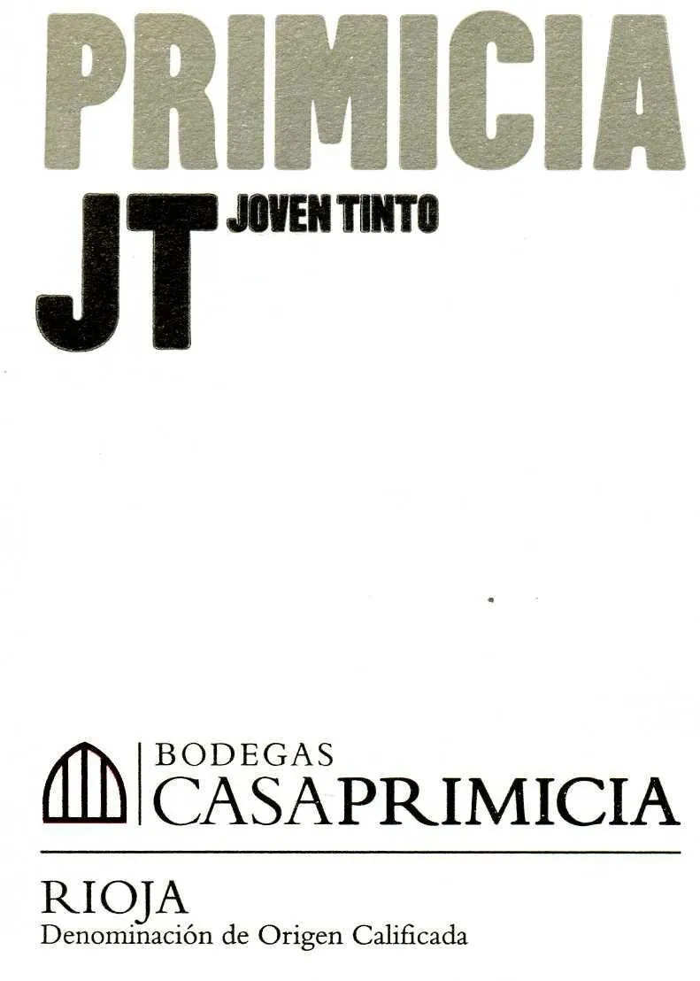 JT Joven Tinto Bottle