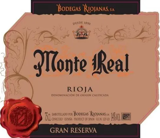 Monte Real Gran Reserva Bottle