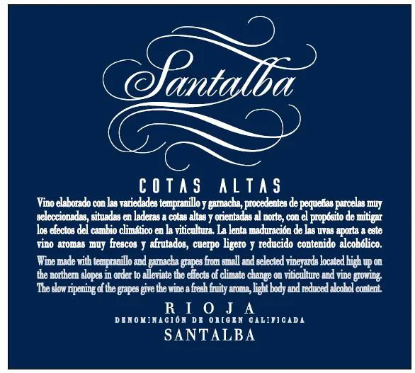 Cotas Alta Garnacha Bottle