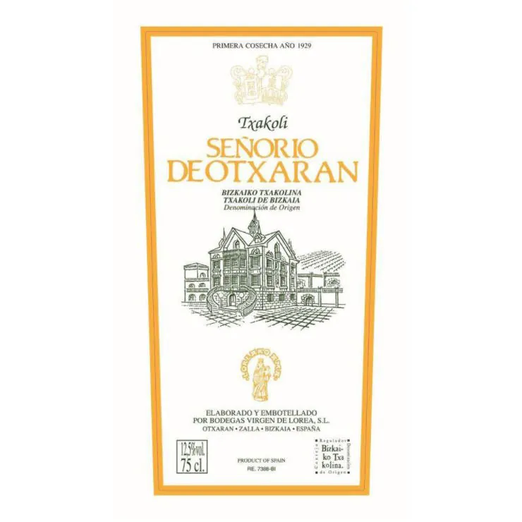 Senorio de Otxaran Txakoli Bottle