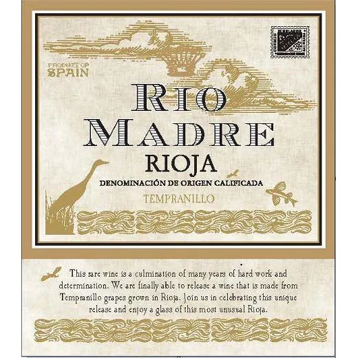 Rio Madre Tempranillo Bottle