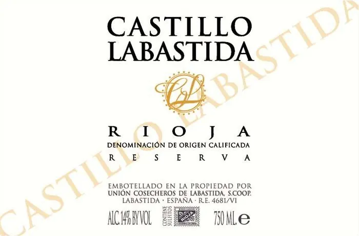 Castillo Labastida Reserva Bottle