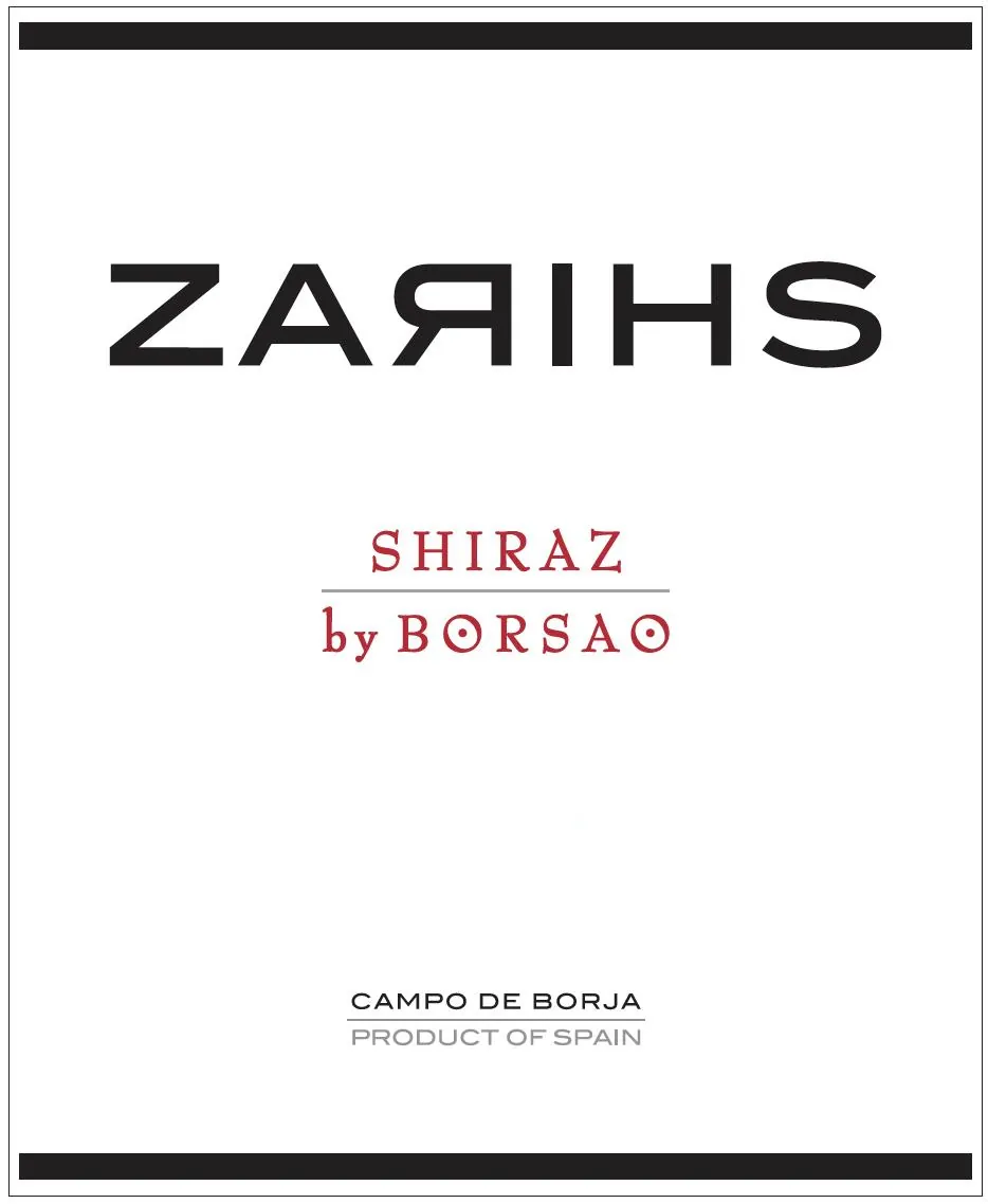 Zarihs Shiraz Bottle