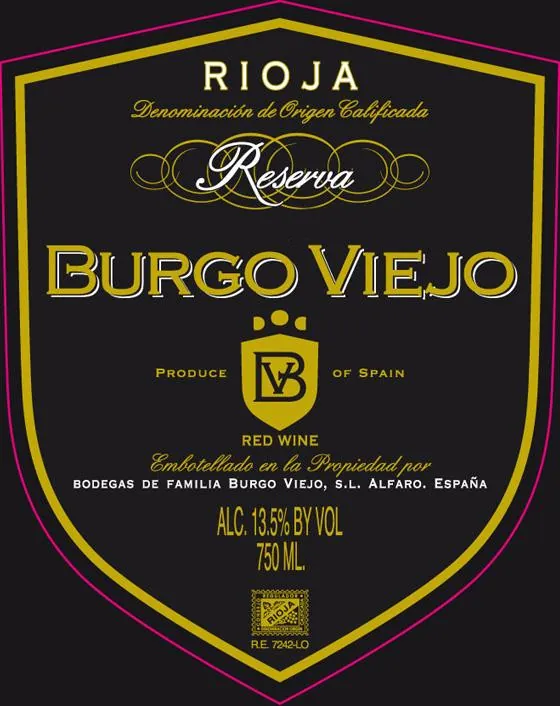 Rioja Reserva Bottle