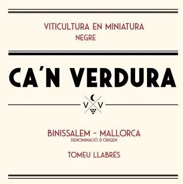 Ca'n Verdura Bottle