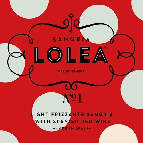No. 1 Frizzante Red Sangria Bottle
