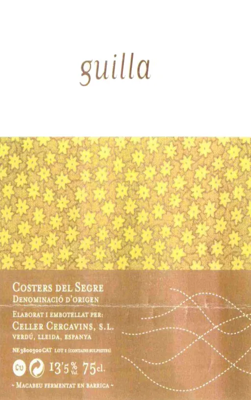 Guilla Blanco Bottle