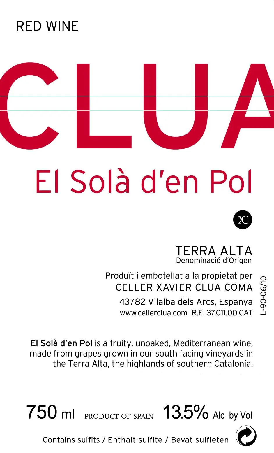 El Sola d'en Pol Negre Bottle