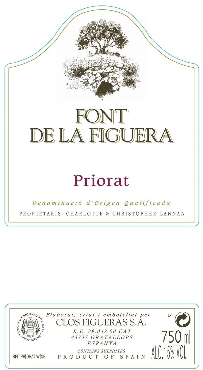 Font de la Figuera Priorat Bottle