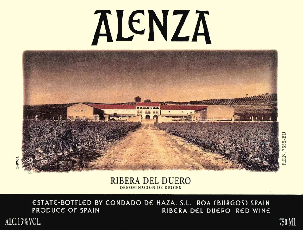 Ribera del Duero Alenza Tinto Bottle
