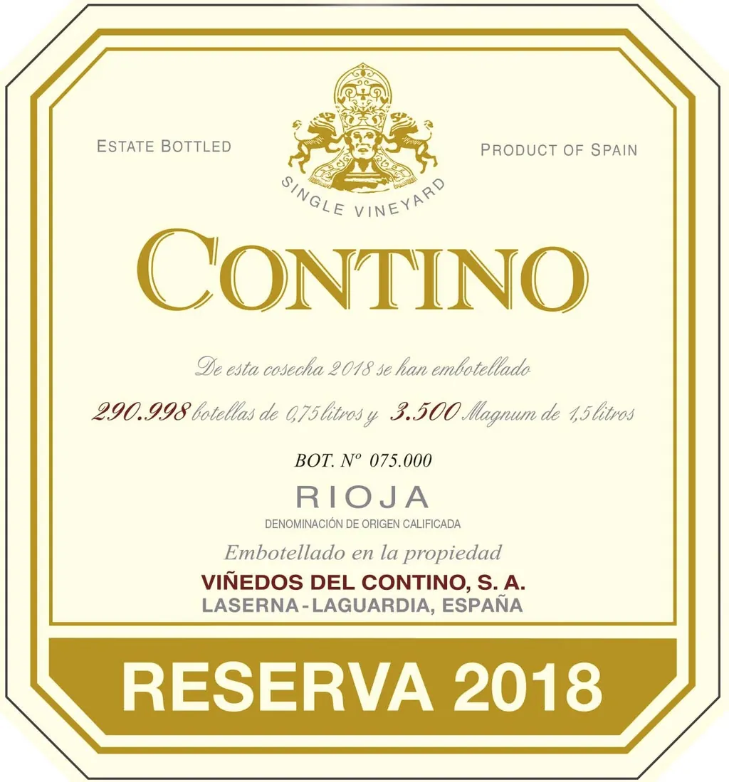 Rioja Reserva Bottle
