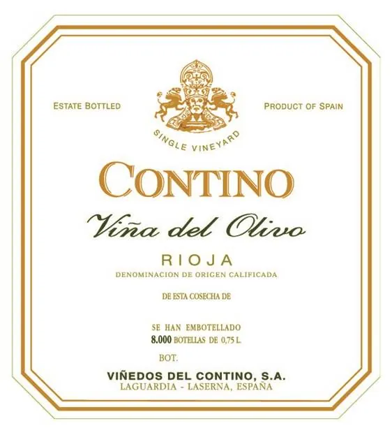 Vina del Olivo Bottle