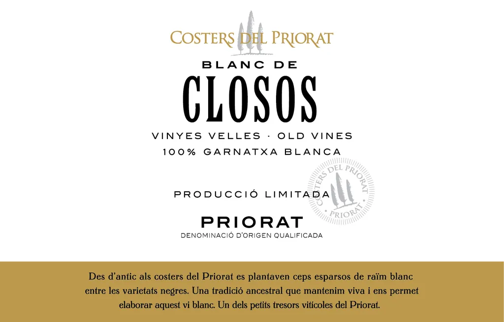 Blanc de Closos Bottle