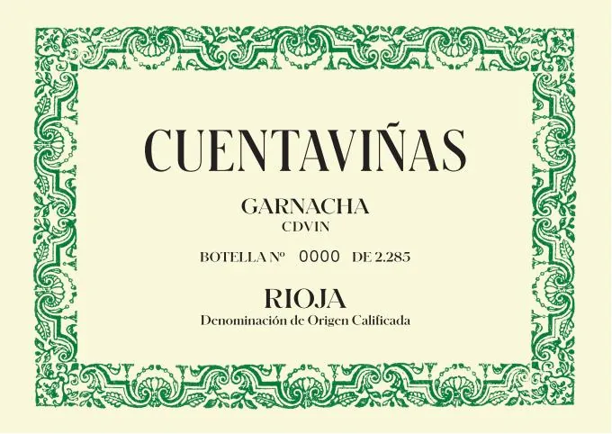CDVIN Garnacha Rioja Bottle