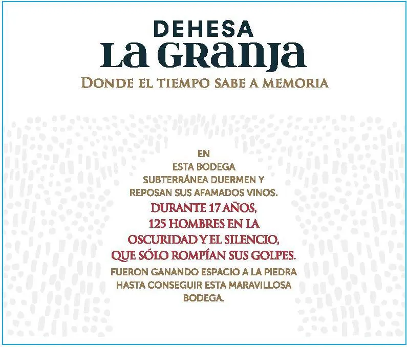 Dehesa La Granja Bottle