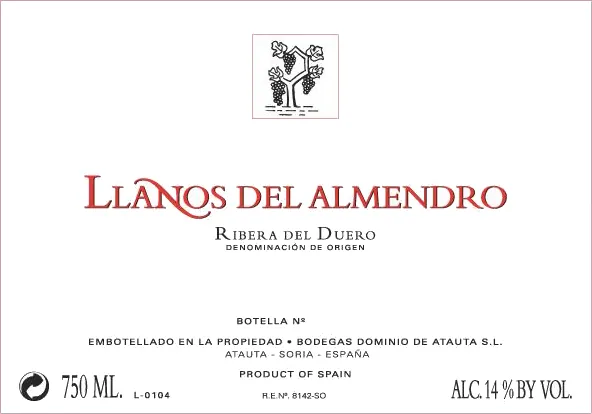 Llanos del Almendro Bottle