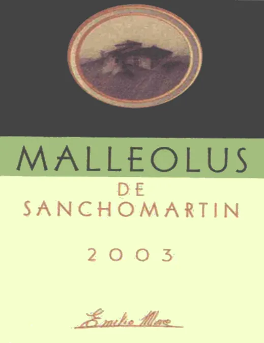 Malleolus de Sancho Martín Bottle