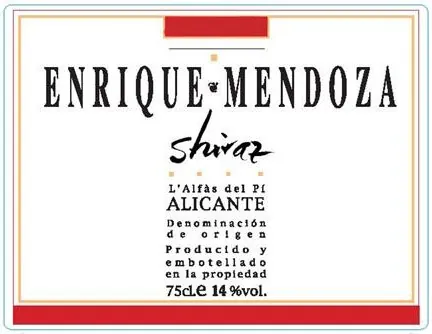 Crianza Shiraz Bottle