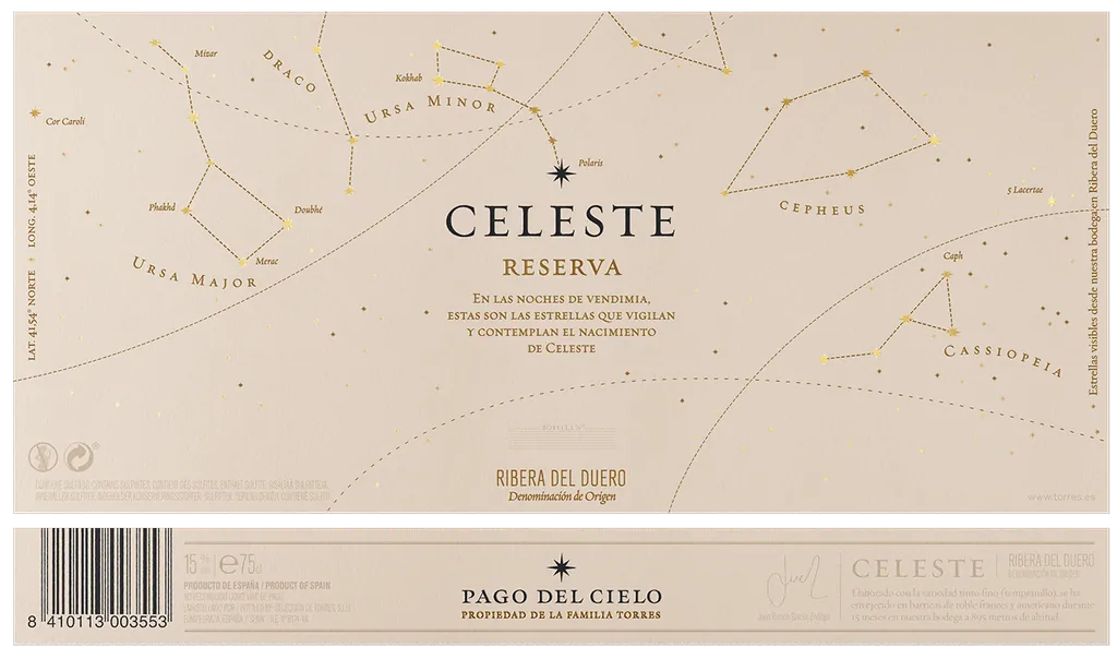 Celeste Reserva Bottle
