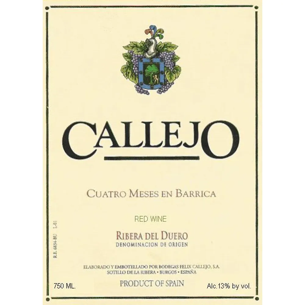Cuatro Meses en Barrica Bottle