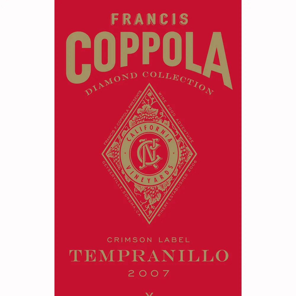 Francis Ford Coppola Diamond Collection Tempranillo Bottle