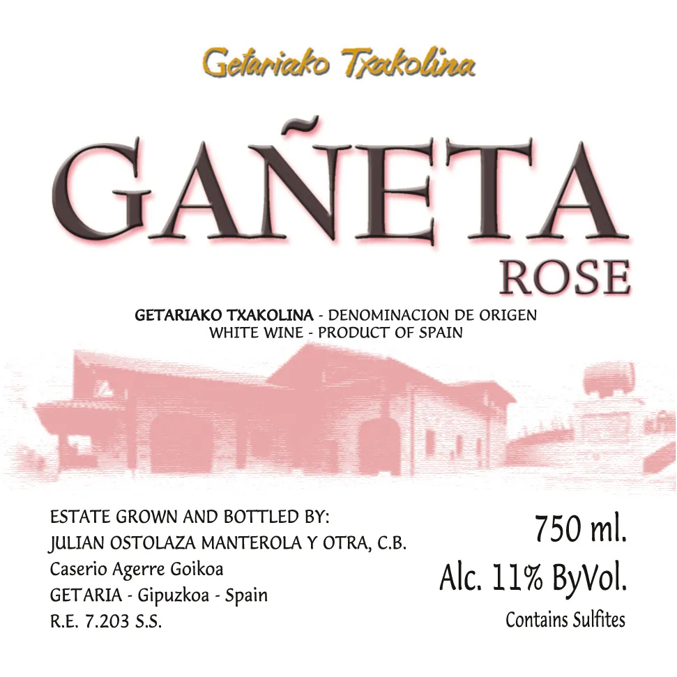 Txakoli Rose Bottle
