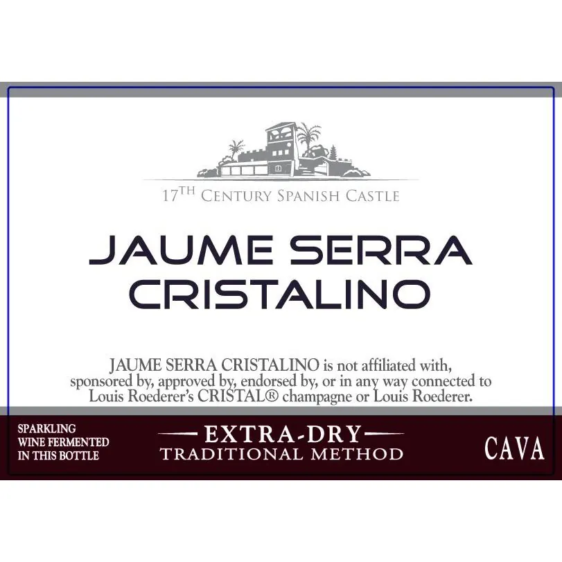 Cava Extra Dry Bottle