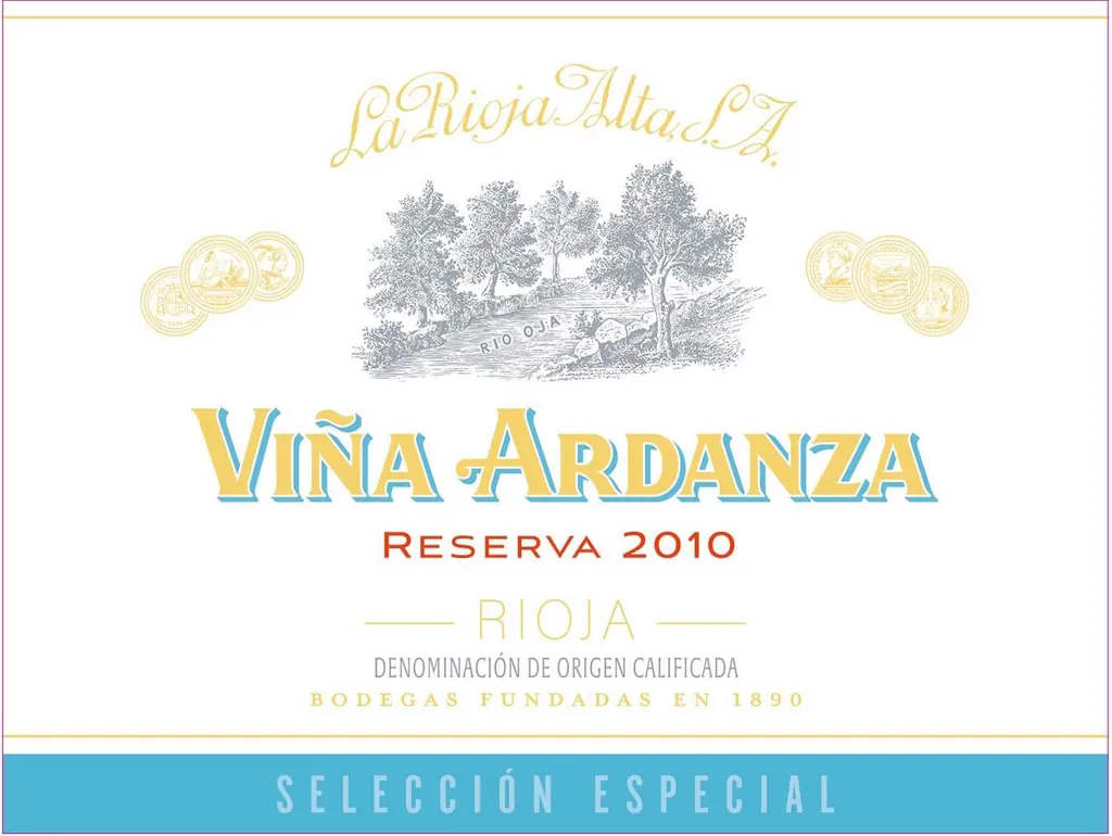 Vina Ardanza Reserva Seleccion Especial Bottle