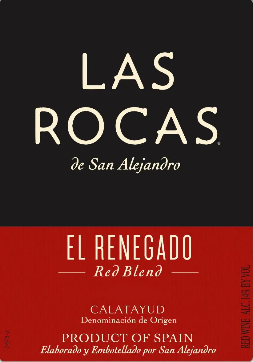 Las Rocas El Renegado Red Blend Bottle