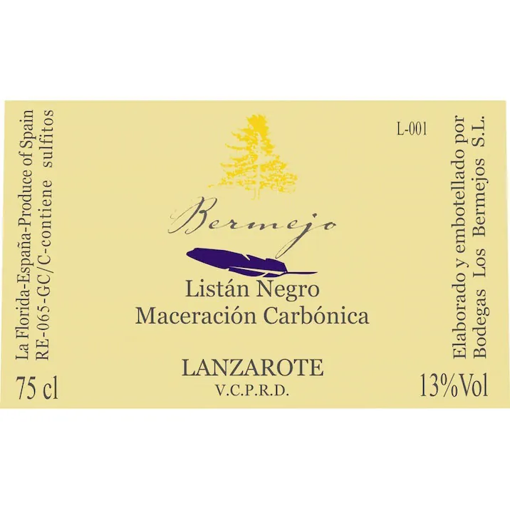 Canary Islands Listan Negro Carbonica Bottle