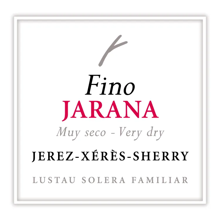 Jarana Fino Sherry Bottle