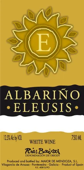 Eleusis Albarino Bottle