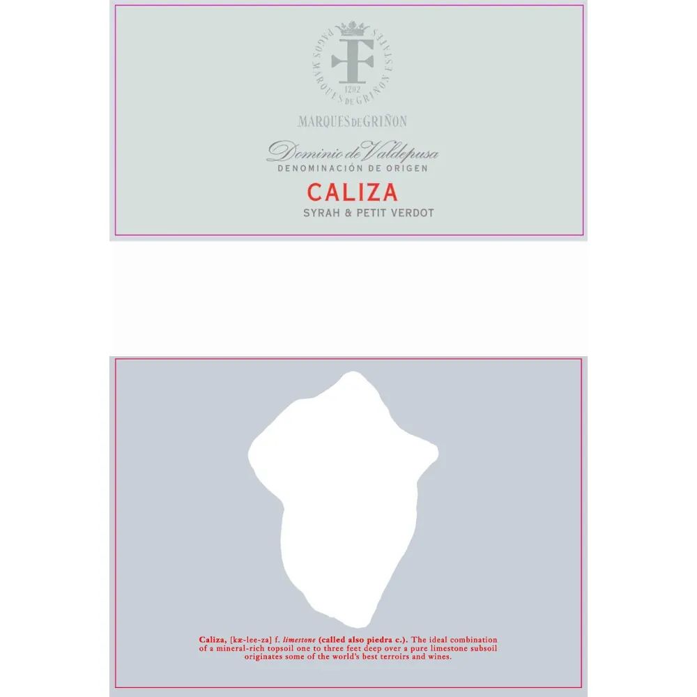 Caliza Red Blend Bottle