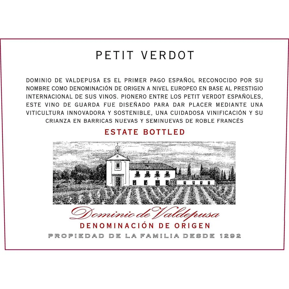 Dominio de Valdepusa Petit Verdot Bottle