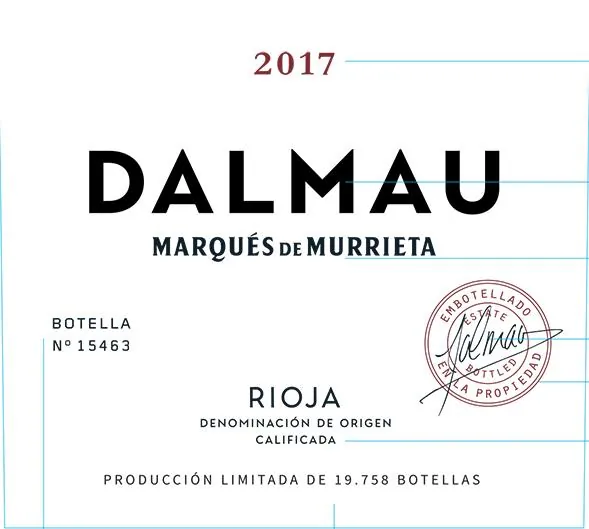 Dalmau Tinto Reserva Bottle