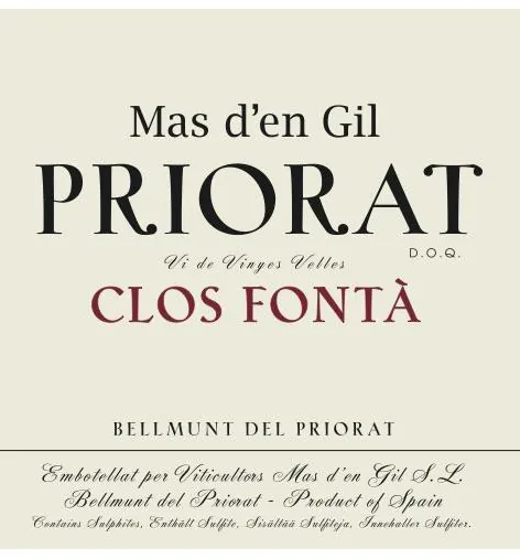 Clos Fonta Bottle