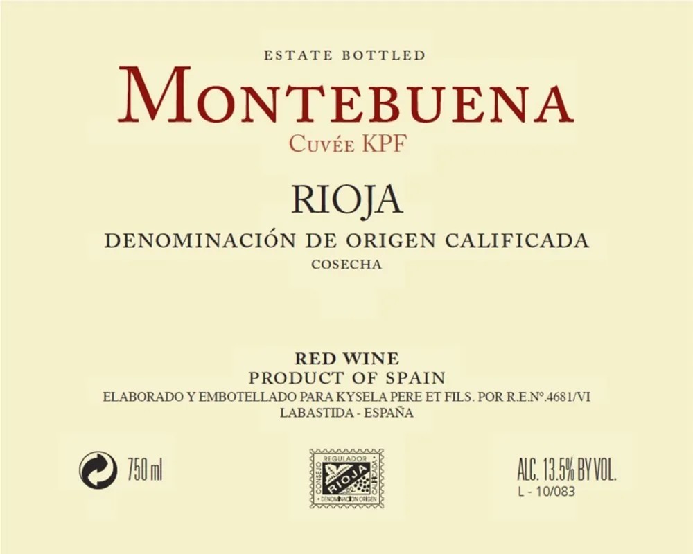 Rioja Bottle