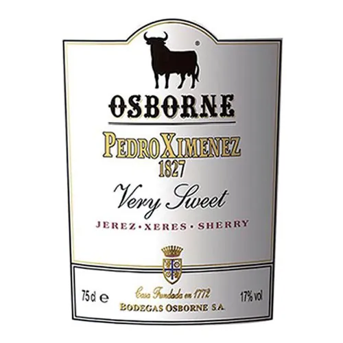 Pedro Ximenez Sherry Bottle