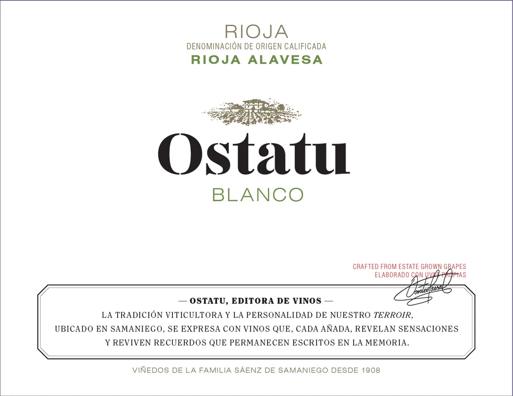Rioja Blanco Bottle
