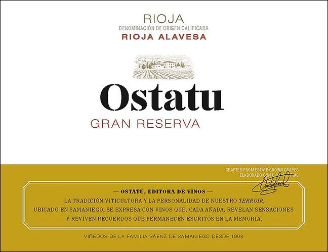 Rioja Gran Reserva Bottle