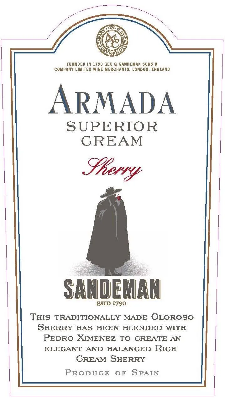 Armada Superior Cream Sherry Bottle