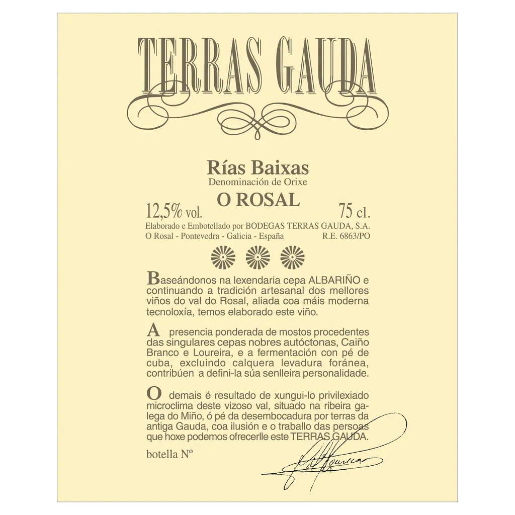 O Rosal Albarino Blend Bottle