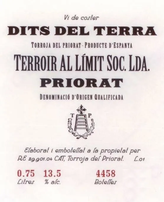Dits del Terra Bottle