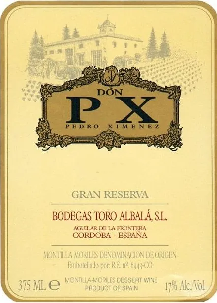 Gran Reserva Pedro Ximenez Bottle