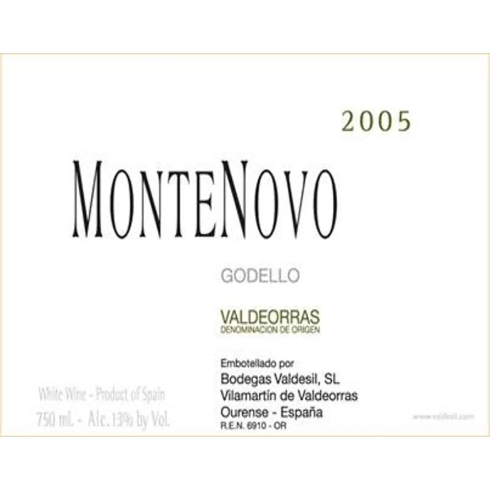 Montenovo Godello Bottle