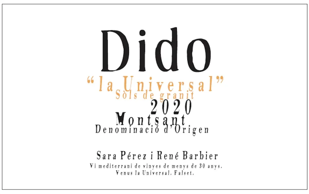 Dido Red Blend Bottle