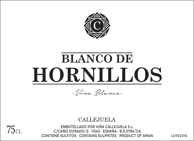 Blanco de Hornillos Bottle
