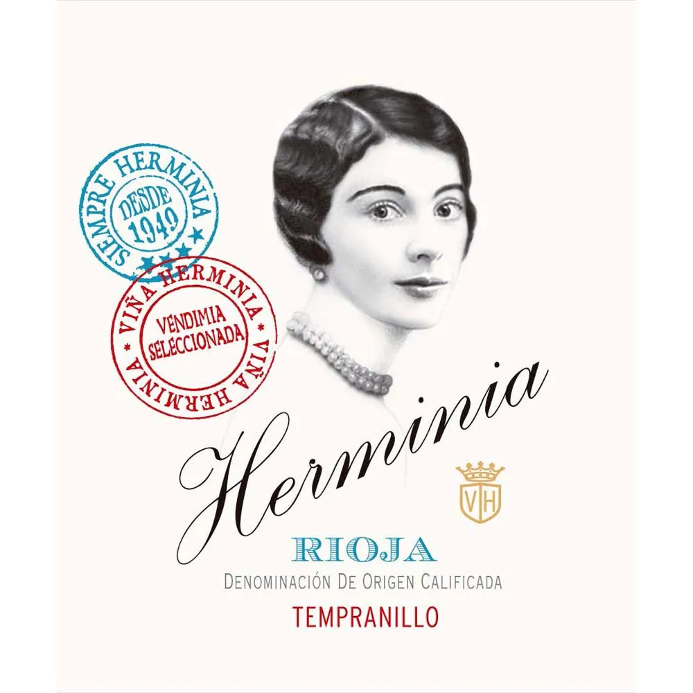 Lady Label Herminia Tempranillo Bottle